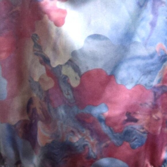 Adidas Oil Spill Watercolor Windbreaker 1/4 Zip Jacket - Picture 7 of 7